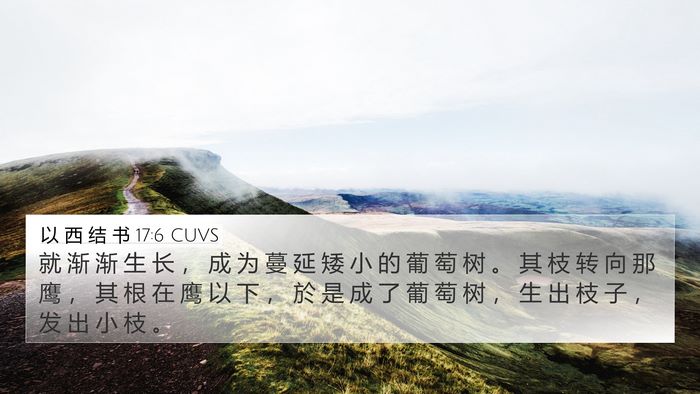 以 西 结 书 17:6 CUVS Bible Verse Image