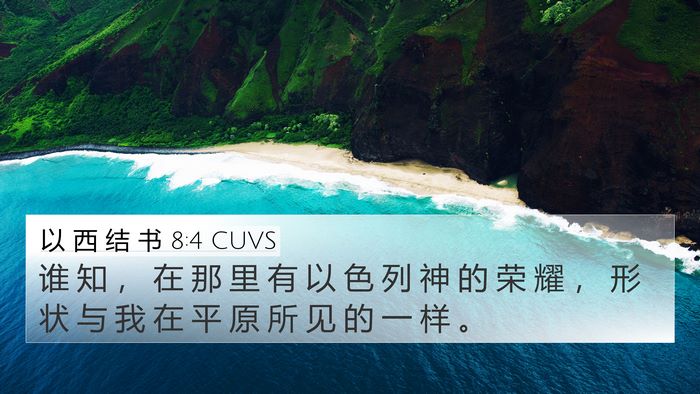 以 西 结 书 8:4 CUVS Bible Verse Image