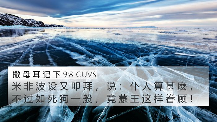 撒 母 耳 记 下 9:8 CUVS Bible Verse Image