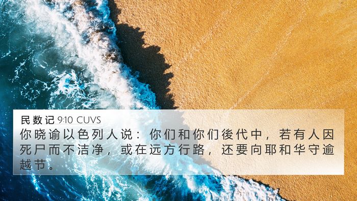 民 数 记 9:10 CUVS Bible Verse Image
