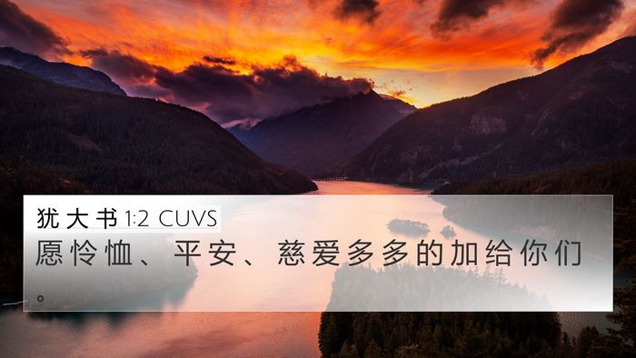 犹 大 书 1:2 CUVS Bible Verse Image