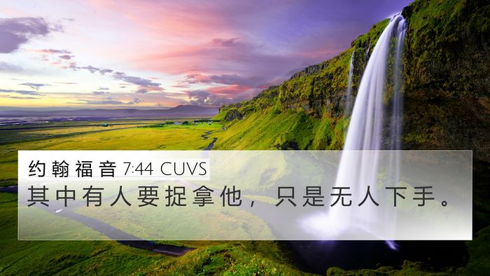 约 翰 福 音 7:44 CUVS Bible Verse Image