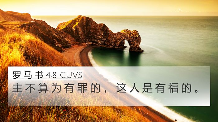 罗 马 书 4:8 CUVS Bible Verse Image