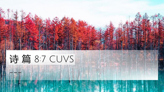 诗 篇 8:7 CUVS 4K Wallpaper -  - 4K Wallpaper Bible Verse