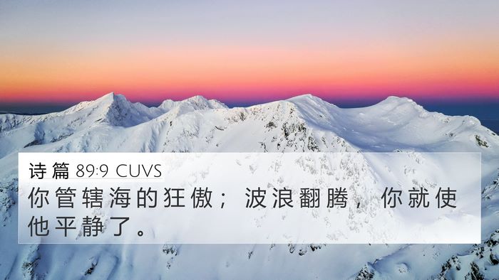 诗 篇 89:9 CUVS Bible Verse Image