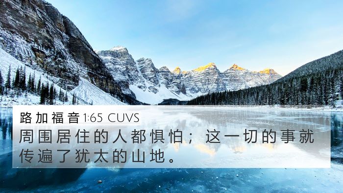 路 加 福 音 1:65 CUVS Bible Verse Image
