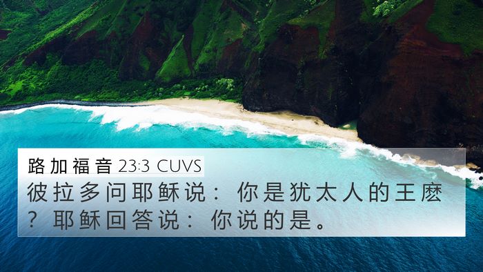 路 加 福 音 23:3 CUVS 4K Wallpaper - 彼 拉 多 问 耶 稣 说 ： 你 是 犹 太 - 4K Wallpaper Bible Verse