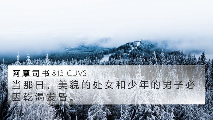 阿 摩 司 书 8:13 CUVS Bible Verse Image