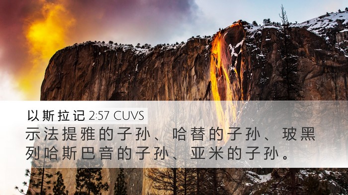 以 斯 拉 记 2:57 CUVS Bible Verse Image