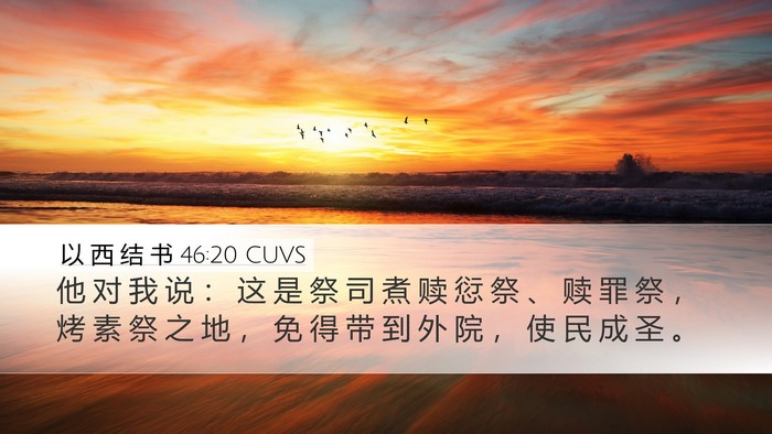 以 西 结 书 46:20 CUVS Bible Verse Image