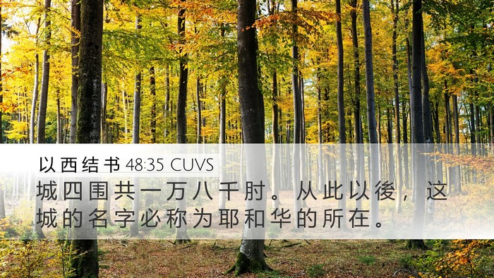 以 西 结 书 48:35 CUVS Bible Verse Image
