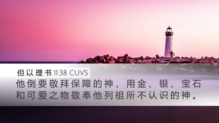 但 以 理 书 11:38 CUVS Bible Verse Image