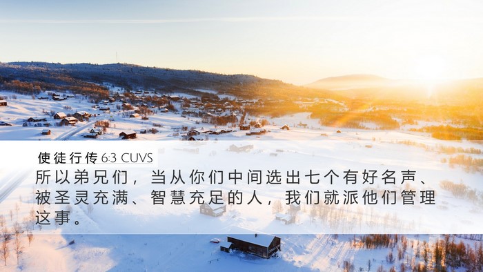 使 徒 行 传 6:3 CUVS Bible Verse Image