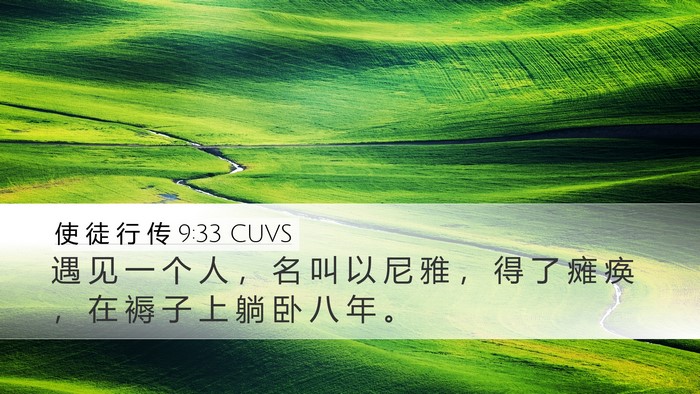 使 徒 行 传 9:33 CUVS Bible Verse Image