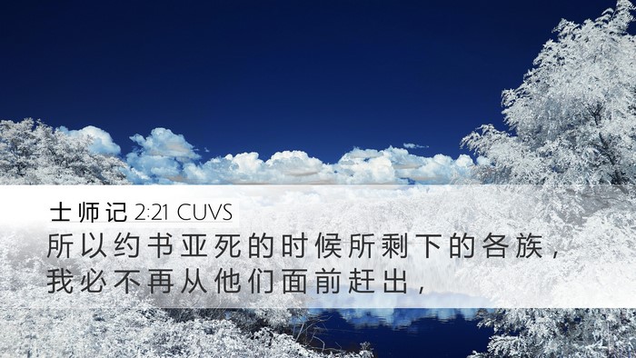 士 师 记 2:21 CUVS Bible Verse Image
