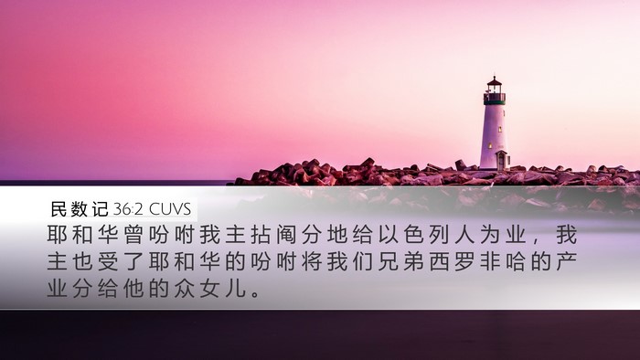民 数 记 36:2 CUVS Bible Verse Image