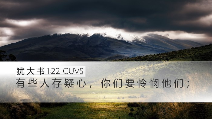 犹 大 书 1:22 CUVS Bible Verse Image