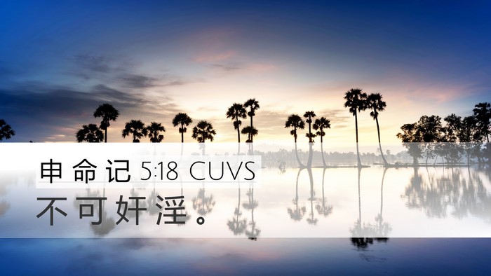申 命 记 5:18 CUVS Bible Verse Image