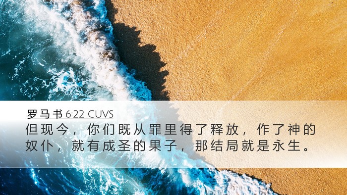 罗 马 书 6:22 CUVS Bible Verse Image
