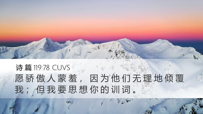 诗 篇 119:78 CUVS Bible Verse Image