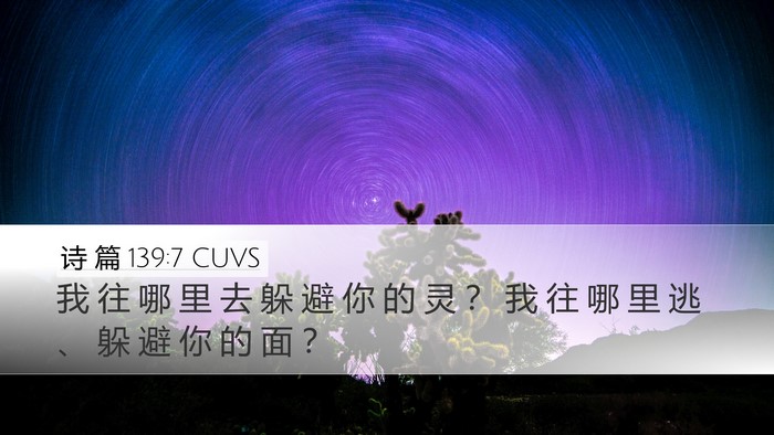 诗 篇 139:7 CUVS Bible Verse Image