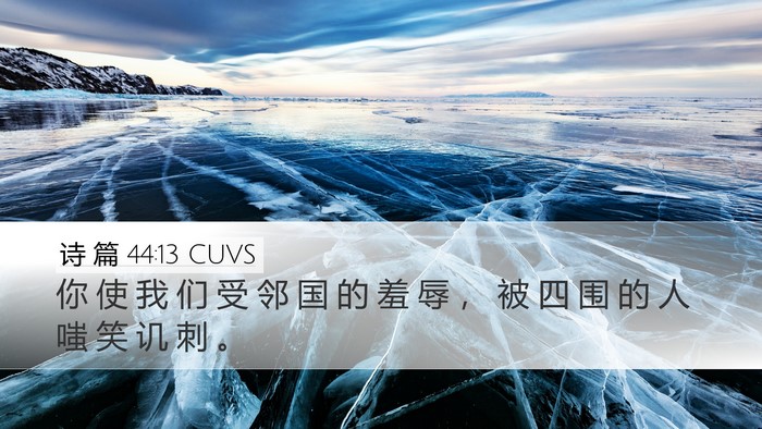 诗 篇 44:13 CUVS Bible Verse Image