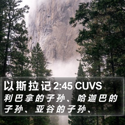 以 斯 拉 记 2:45 CUVS Bible Verse Image