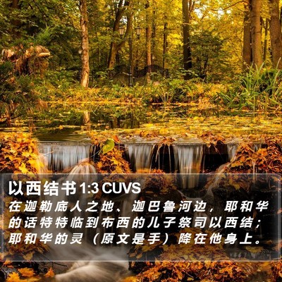 以 西 结 书 1:3 CUVS Bible Verse Image
