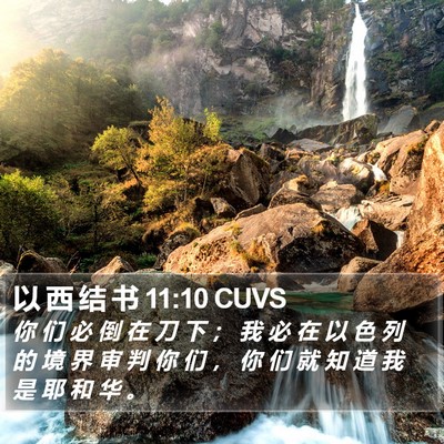 以 西 结 书 11:10 CUVS Bible Verse Image