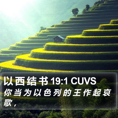 以 西 结 书 19:1 CUVS Bible Verse Image