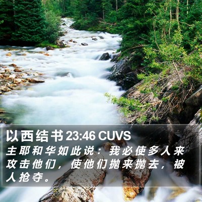 以 西 结 书 23:46 CUVS Bible Verse Image