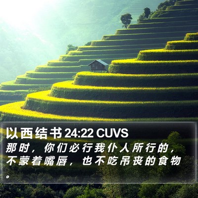 以 西 结 书 24:22 CUVS Bible Verse Image
