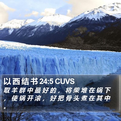 以 西 结 书 24:5 CUVS Bible Verse Image