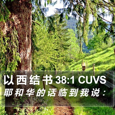 以 西 结 书 38:1 CUVS Bible Verse Image