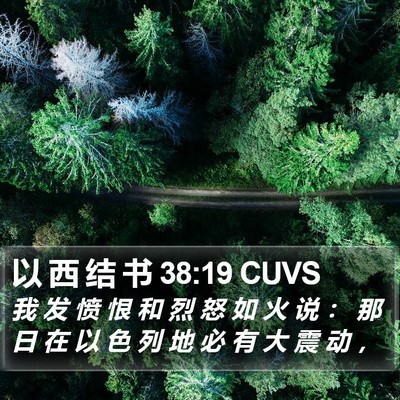 以 西 结 书 38:19 CUVS Bible Verse Image