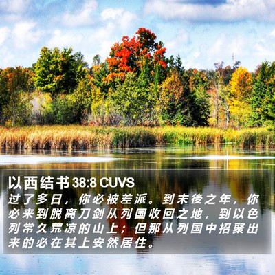 以 西 结 书 38:8 CUVS Bible Verse Image