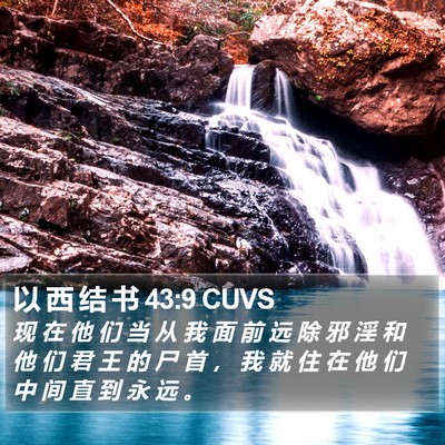 以 西 结 书 43:9 CUVS Bible Verse Image