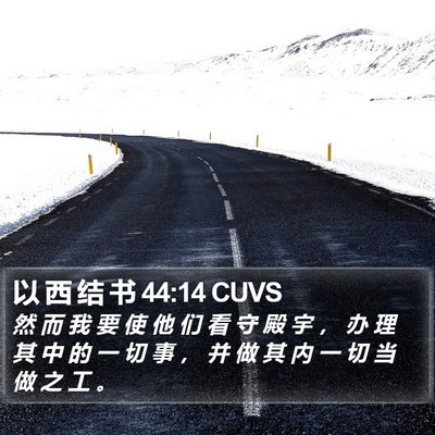 以 西 结 书 44:14 CUVS Bible Verse Image