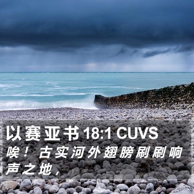 以 赛 亚 书 18:1 CUVS Bible Verse Image