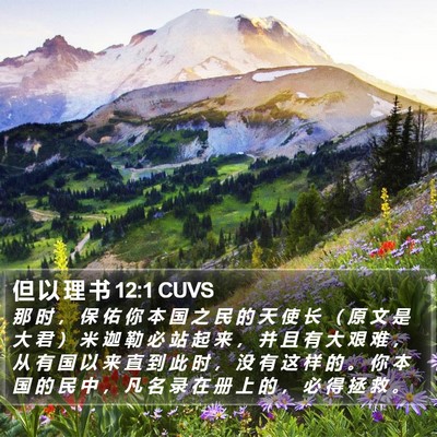 但 以 理 书 12:1 CUVS Bible Verse Image