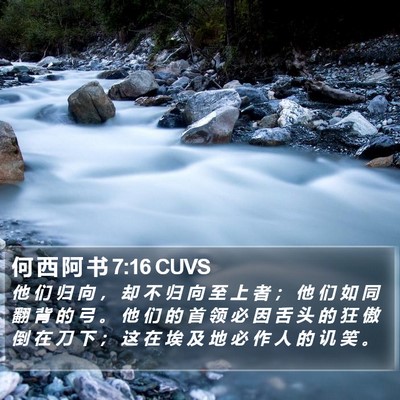 何 西 阿 书 7:16 CUVS Bible Verse Image