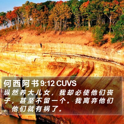 何 西 阿 书 9:12 CUVS Bible Verse Image