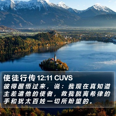 使 徒 行 传 12:11 CUVS Bible Verse Image