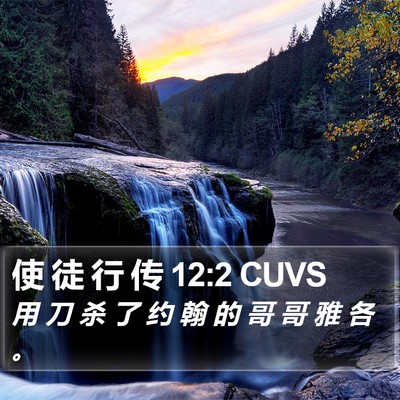 使 徒 行 传 12:2 CUVS Bible Verse Image