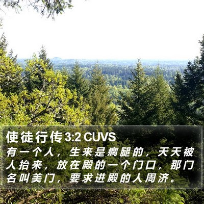 使 徒 行 传 3:2 CUVS Bible Verse Image