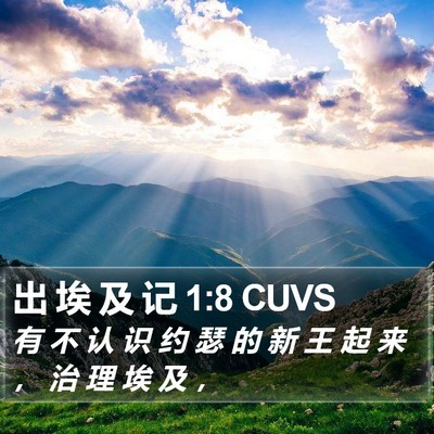 出 埃 及 记 1:8 CUVS Bible Verse Image