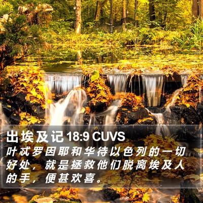 出 埃 及 记 18:9 CUVS Bible Verse Image