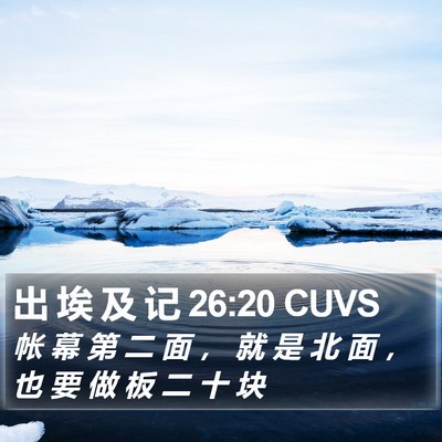 出 埃 及 记 26:20 CUVS Bible Verse Image