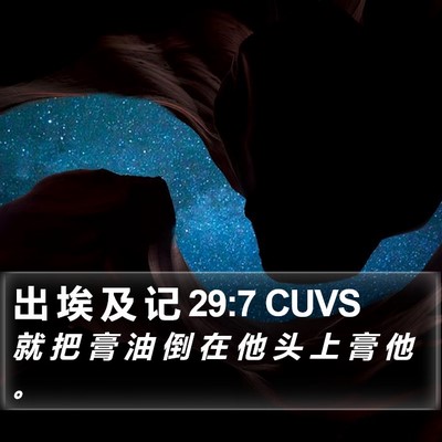 出 埃 及 记 29:7 CUVS Bible Verse Image