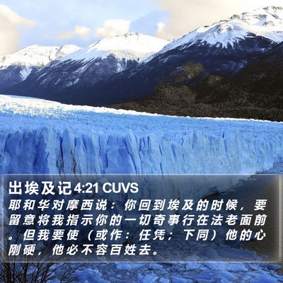 出 埃 及 记 4:21 CUVS Bible Verse Image